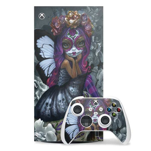Day of the Dead Gothic Skull Fairy by Jasmine Becket-Griffith Xbox Series X Skins